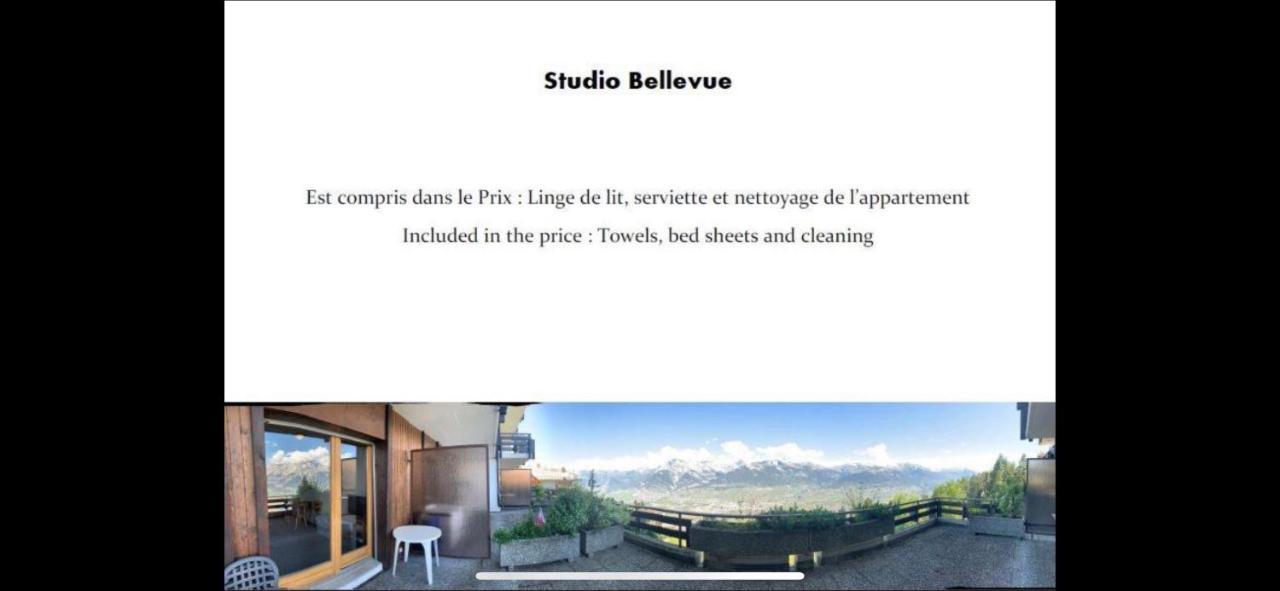 Studios Bellevue 1 Et 2, Ski Lift 150M Veysonnaz Bagian luar foto